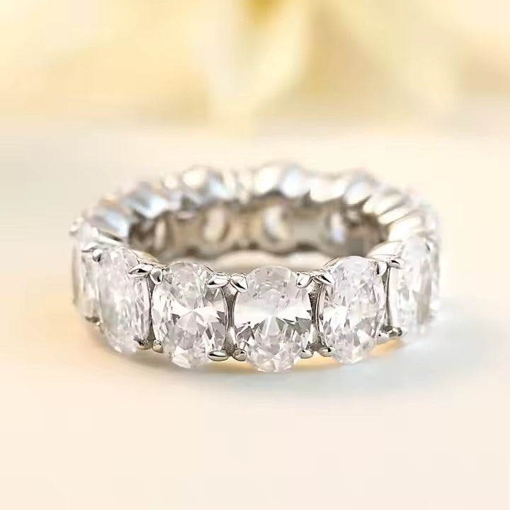 Silken Silver Mirage Rings