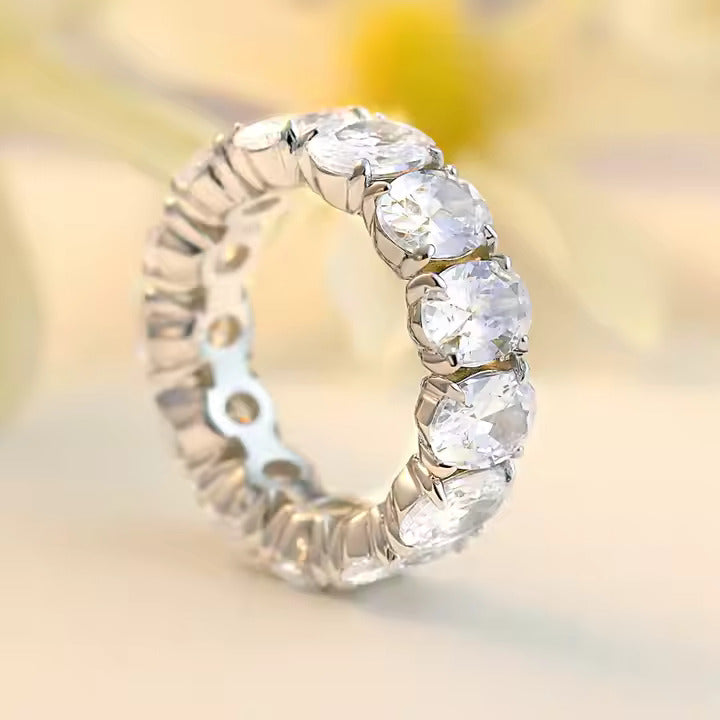 Silken Silver Mirage Rings
