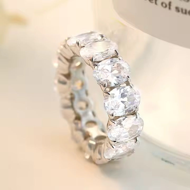 Silken Silver Mirage Rings