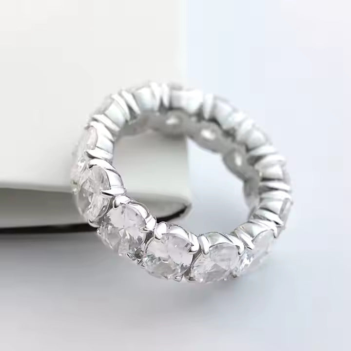 Silken Silver Mirage Rings