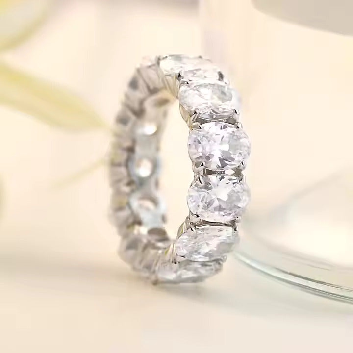 Silken Silver Mirage Rings